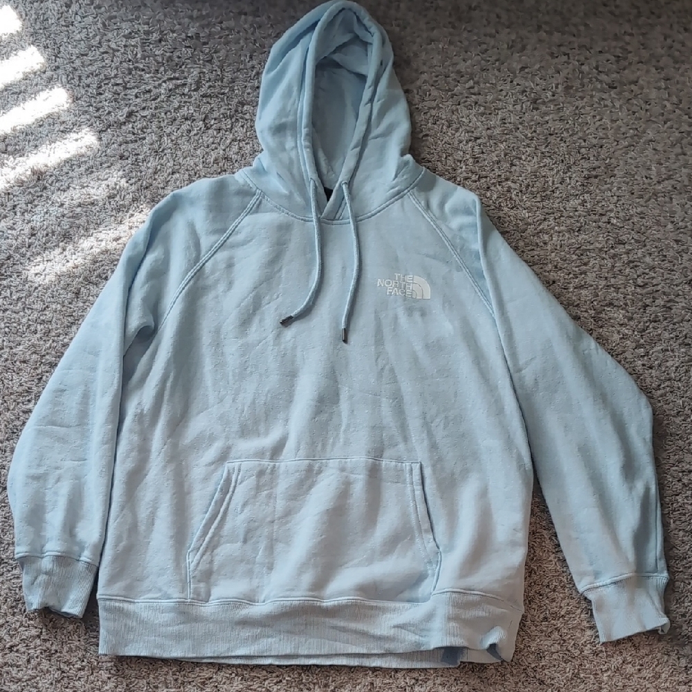 The North Face Women's Light Blue Hoodie